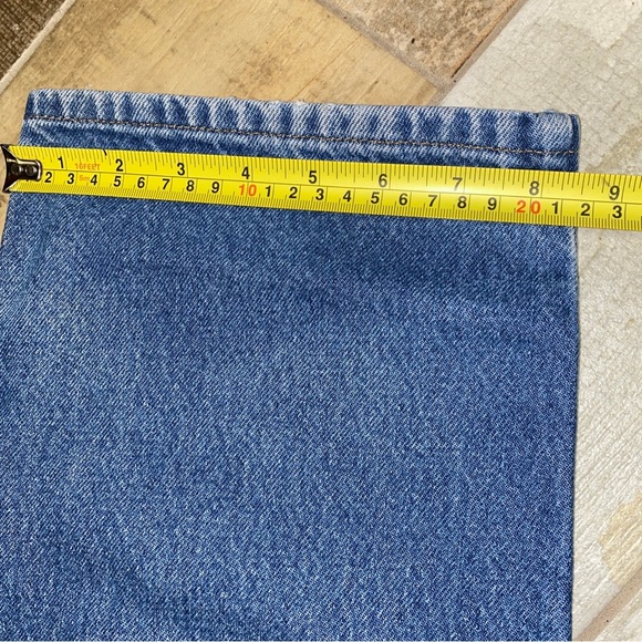 LL Bean Jeans Mens 42x34 Big Blue Denim Classic Fit Medium Wash Cotton Gorpcore - Picture 9 of 14